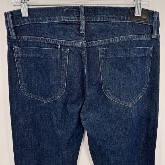GOLDSIGN Stardust Dark Wash Flare Jeans Size 30 - Picture 5 of 8